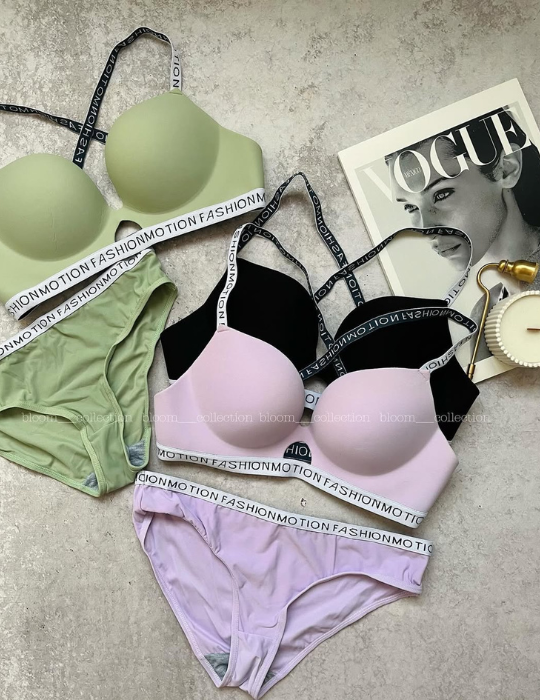 Comfortable Seamless Push-Up Lingerie Set – Lifting Bra & Panty Duo